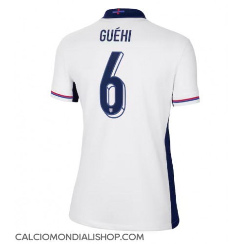 Maglie da calcio Inghilterra Marc Guehi #6 Prima Maglia Femminile Europei 2024 Manica Corta